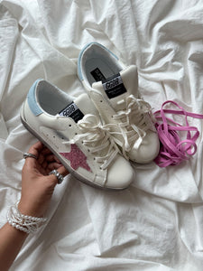 GOLDEN GOOSE PINK BABY BLUE