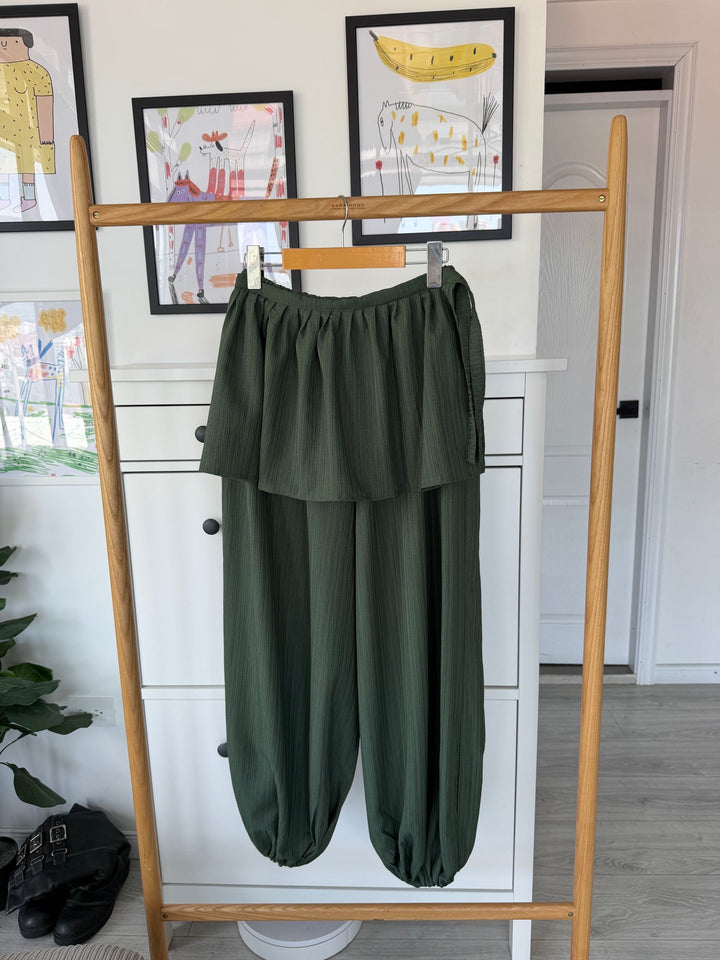 Seúl Pant Ballon Set Green Dark