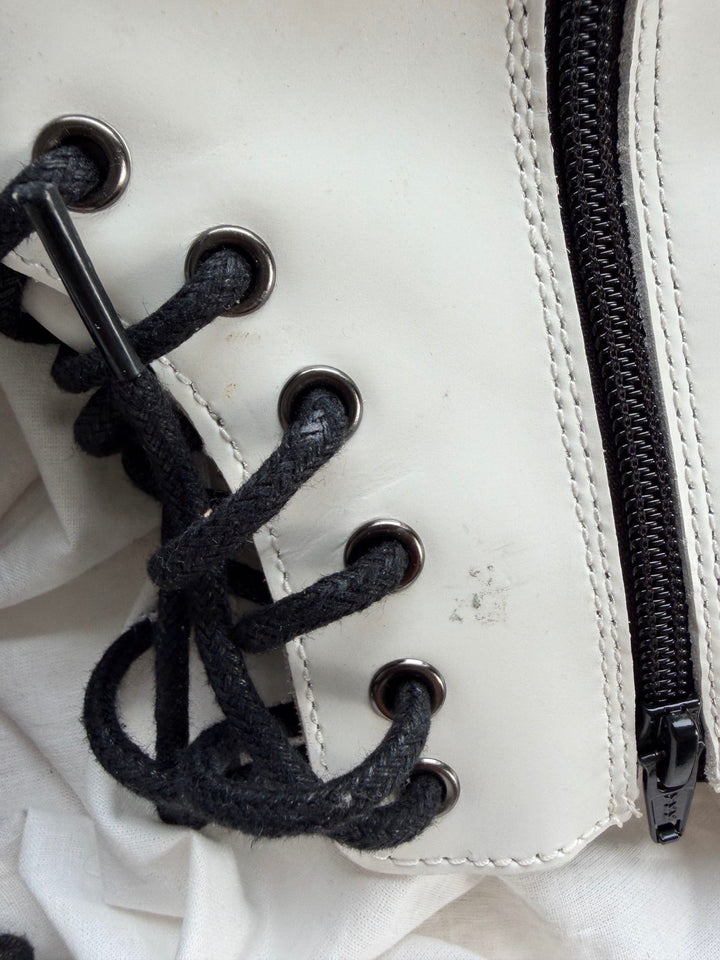 Botas Dr. Martens Jadon White Talla 37 Col USED