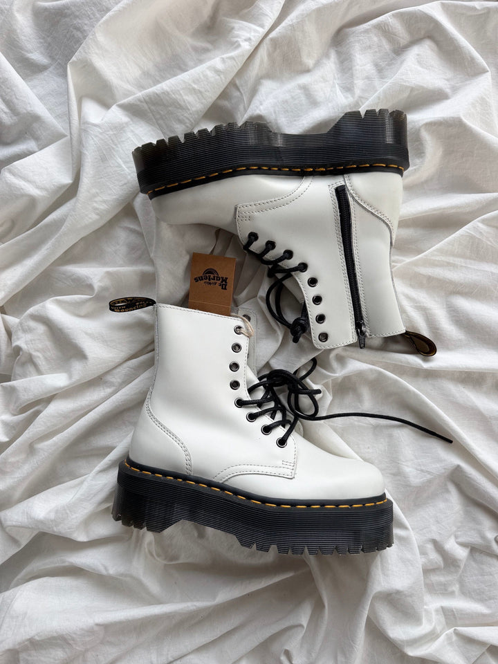 NEW Botas Dr. Martens Jadon White Talla 37 Col