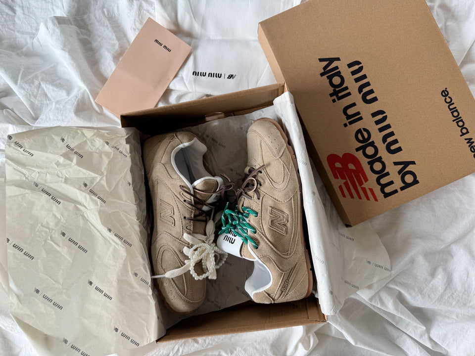 NEW BALANCE X MIU MIU BEIGE 🧸✨🤍✨