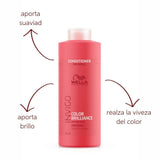 Wella Professionals Invigo Brilliance Conditioner | Cabello Teñido | 1 Litro