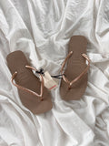 Havaianas x Zara Slim Rose Gold