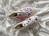 Vans Authentic shoes with a multicolored checkered pattern
