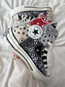 Offspring x Chuck 70 High 'Paisley - Gris 🐻🤍
