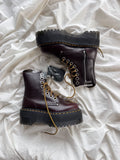 NEW Botas Dr. Martens Jadon Max Bourgogne Talla 37 col