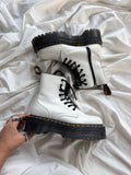 Botas Dr. Martens Jadon White Talla 37 Col USED