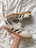 Tenis M Jane Print Beige