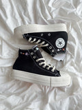 Chuck 70’s Plataformas NEGRAS BORDADAS