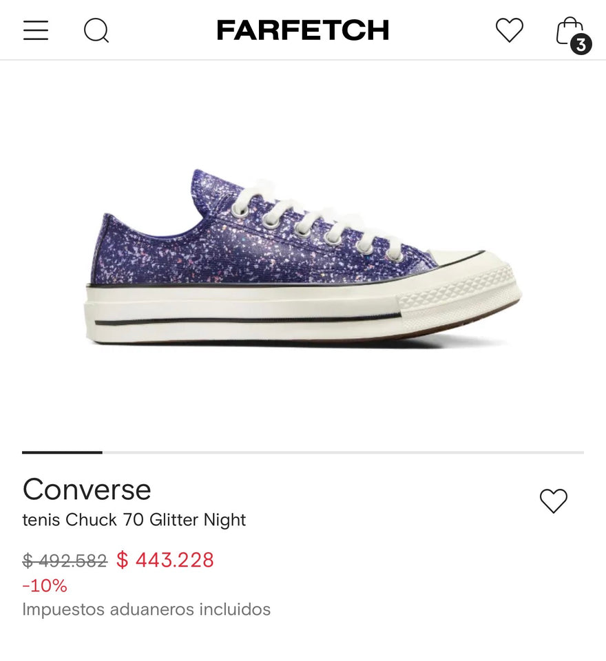 Tenis Glitter Low