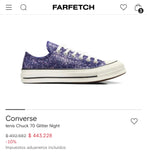 Tenis Glitter Low
