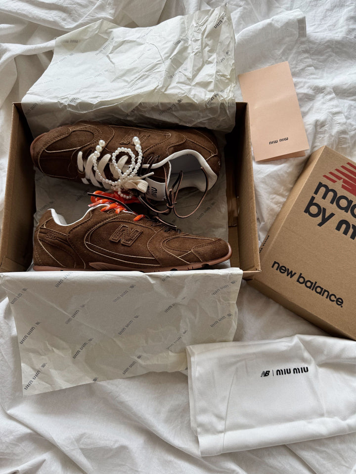 NEW BALANCE X MIU MIU BROWN 🧸🦦🥮