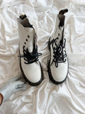 Botas Dr. Martens Jadon White Talla 37 Col USED detalles