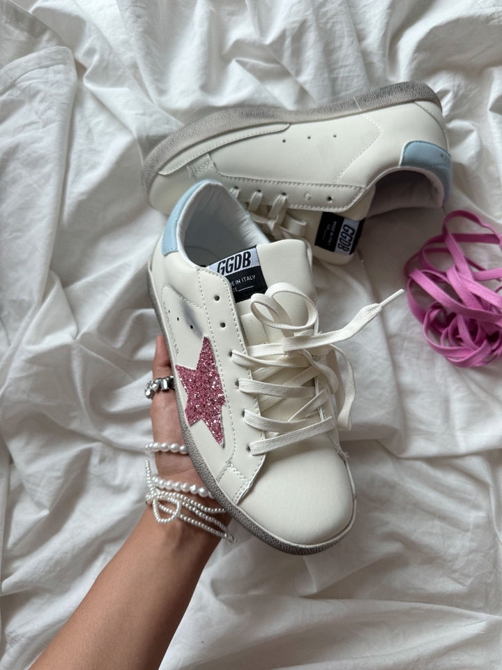 GOLDEN GOOSE PINK BABY BLUE