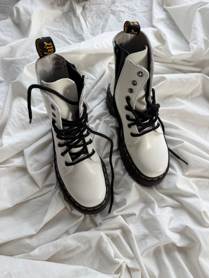 Botas Dr. Martens Jadon White Talla 36 Col Uk 3