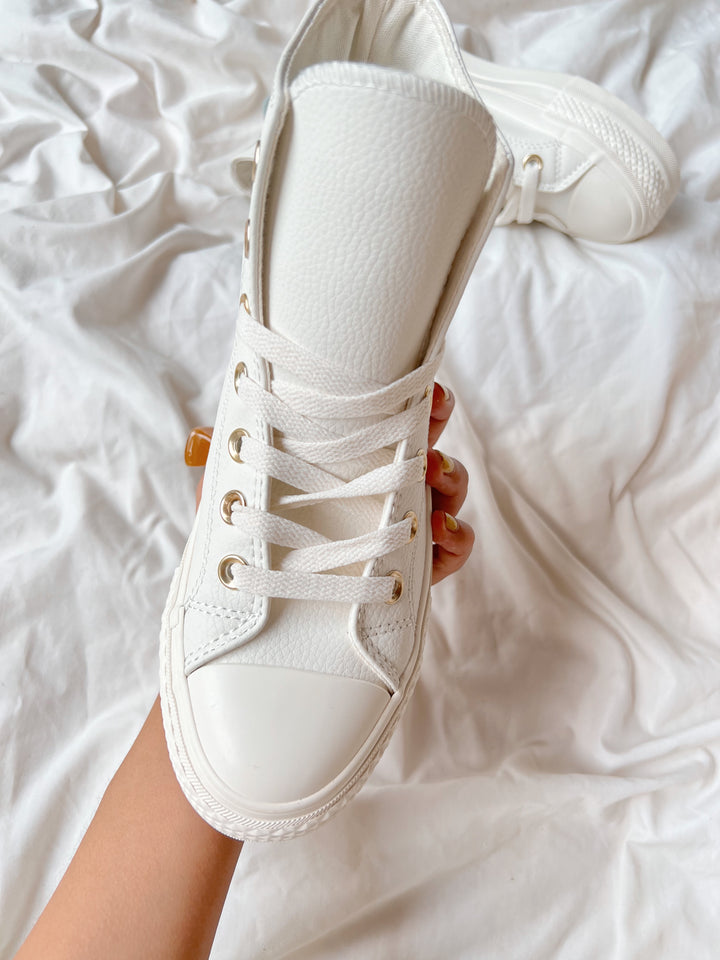 TOP SELLER PLATAFORMAS CUERINA BLANCO HUESO