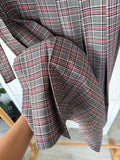 Half Pleated Skirt Gris