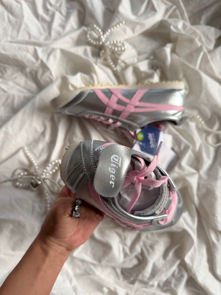 Onitsuka Tiger Mexico 66 SD Metallic Series PLATA PINK 💝