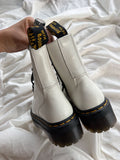 Botas Dr. Martens Jadon White Talla 37 Col USED