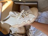 Tenis High BEIGE CARAMEL