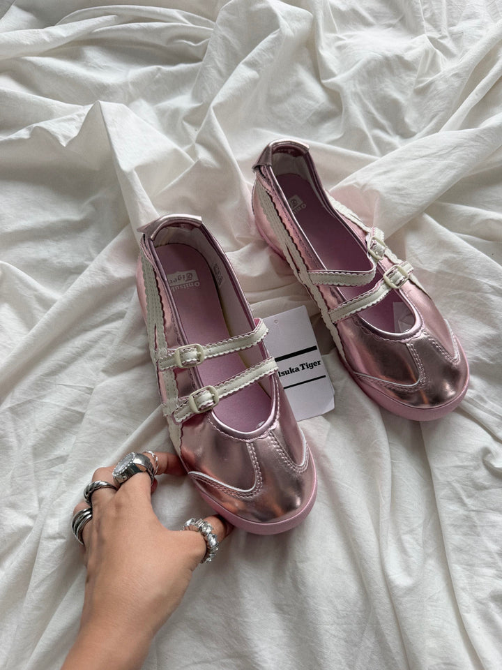 BALLET ONITSUKA TIGER PINK METALIC