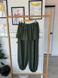 Seúl Pant Ballon Set Green Dark