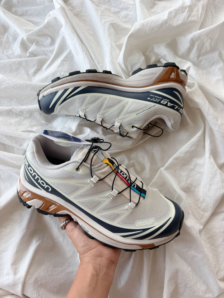 SALOMÓN XT-6 Lunar Rock y Dark Sapphire
