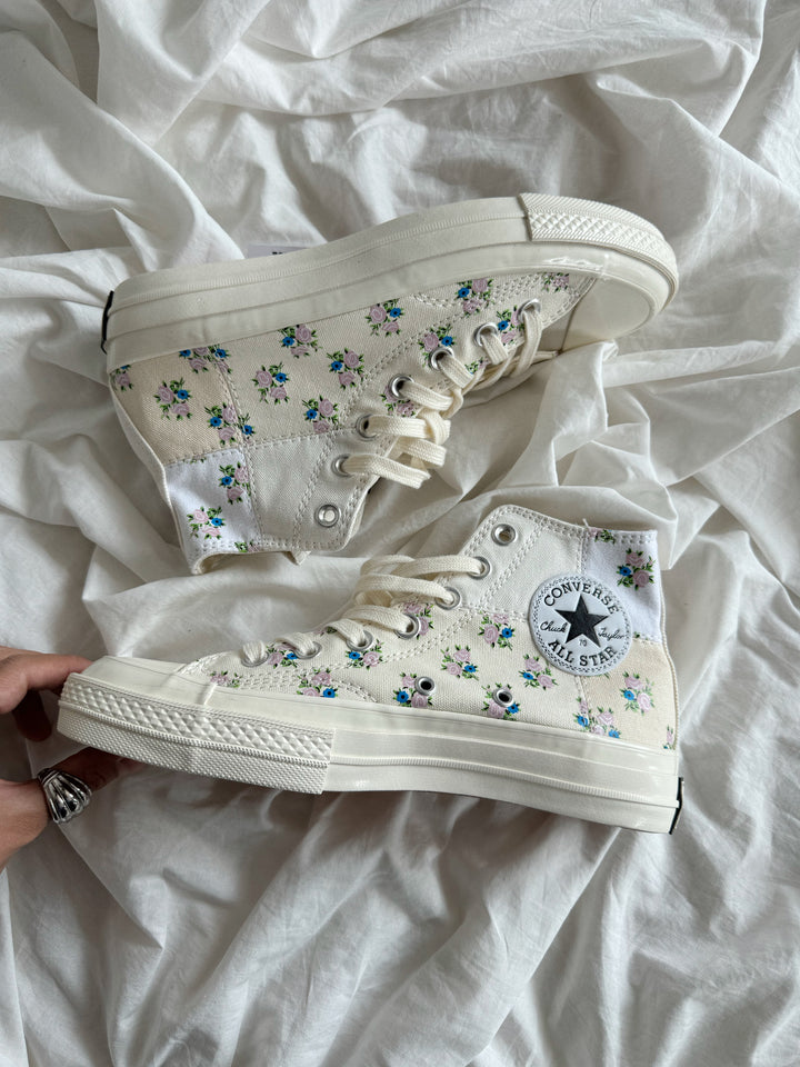 Converse Chuck 70 High Top con estampado floral de retazos 🤍