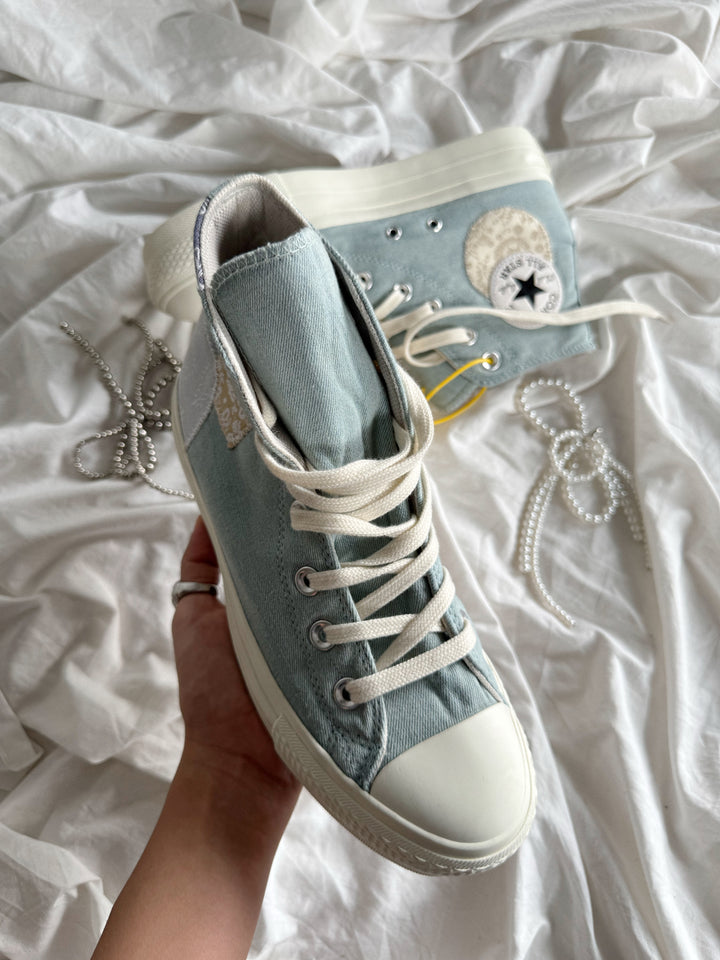 Platforms Chuck 70’s tipo Denim Patchwork  🌊