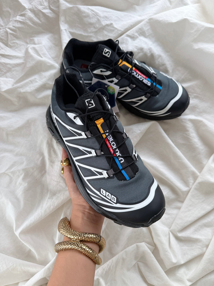 XT-6 SALOMÓN BLACK PLOMO 🩶🔥