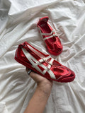 BALLET ONITSUKA TIGER RED METALIC