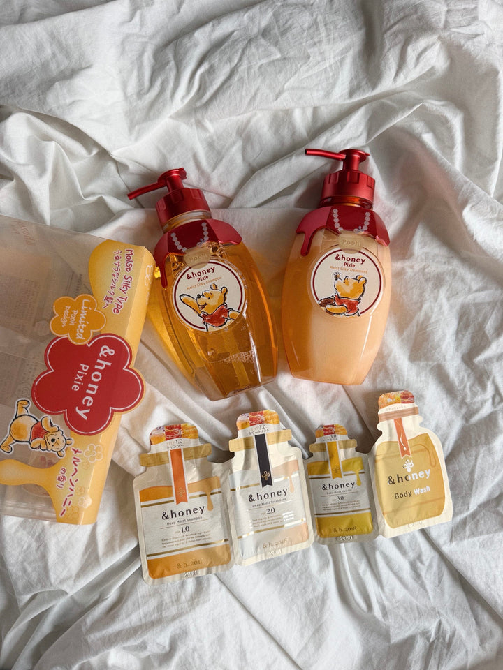 &honey Pixie Moist Silky Shampoo & Treatment – Edición Limitada Winnie the Pooh 🍯