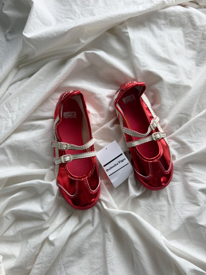 BALLET ONITSUKA TIGER RED METALIC