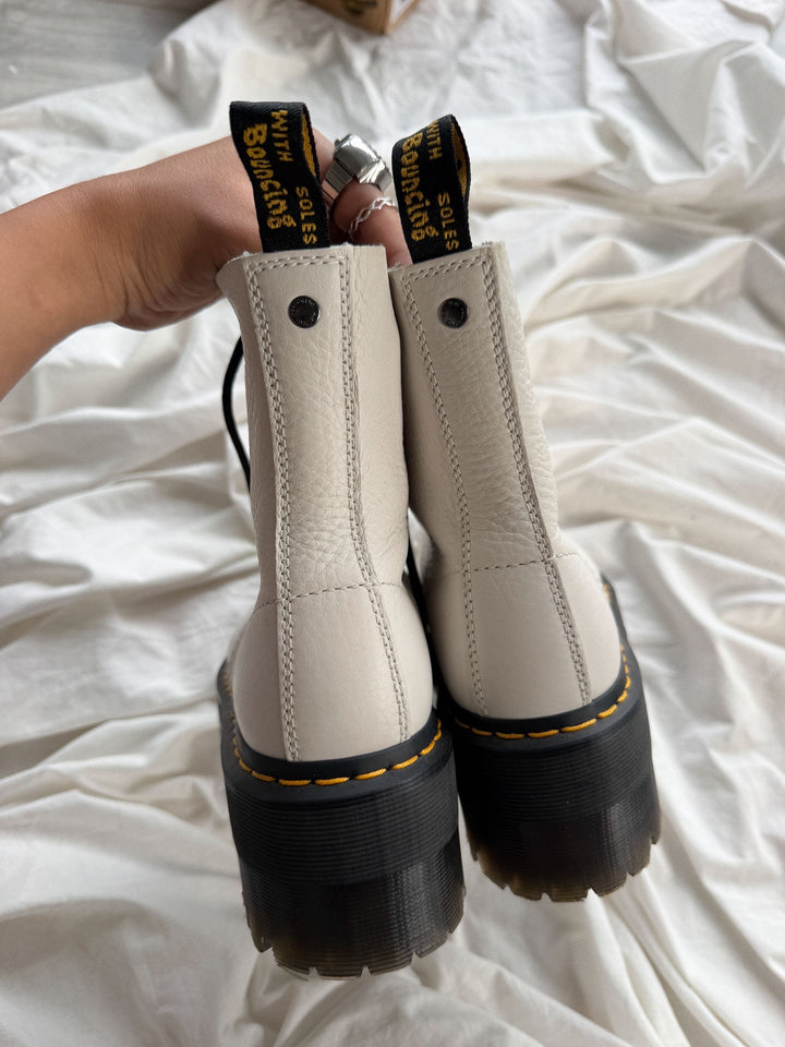 Botas Dr. Martens 1460 Pascal Max Talla 38 col White USED