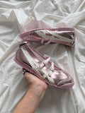 BALLET ONITSUKA TIGER PINK METALIC