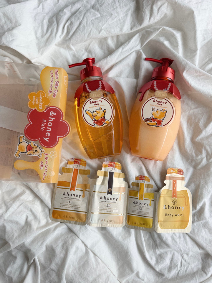 &honey Pixie Moist Silky Shampoo & Treatment – Edición Limitada Winnie the Pooh 🍯
