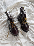 NEW Botas Dr. Martens Jadon Max Bourgogne Talla 37 col