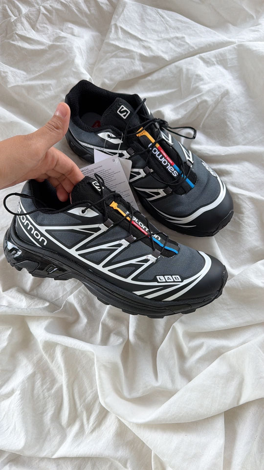 XT-6 SALOMÓN BLACK PLOMO 🩶🔥
