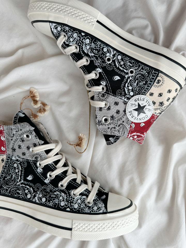 Offspring x Chuck 70 High 'Paisley - Gris 🐻🤍