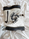 Botas Dr. Martens Jadon White Talla 37 Col USED detalles