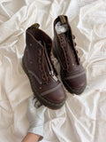 Dr. Martens Sinclair Flower Dark Brown Grizzly 39 Col