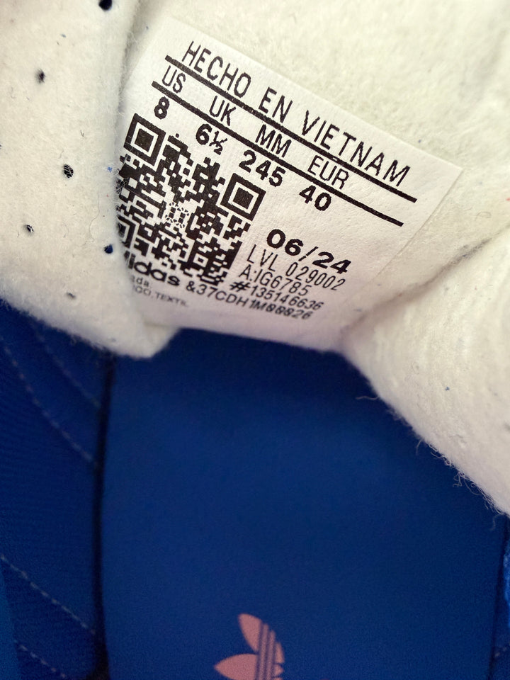 GAZELLE INDIOR VELVET BLUE PINK 100 % ORIGINALES 🩰🎀