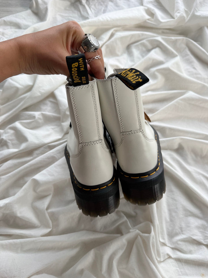 NEW Botas Dr. Martens Jadon White Talla 37 Col