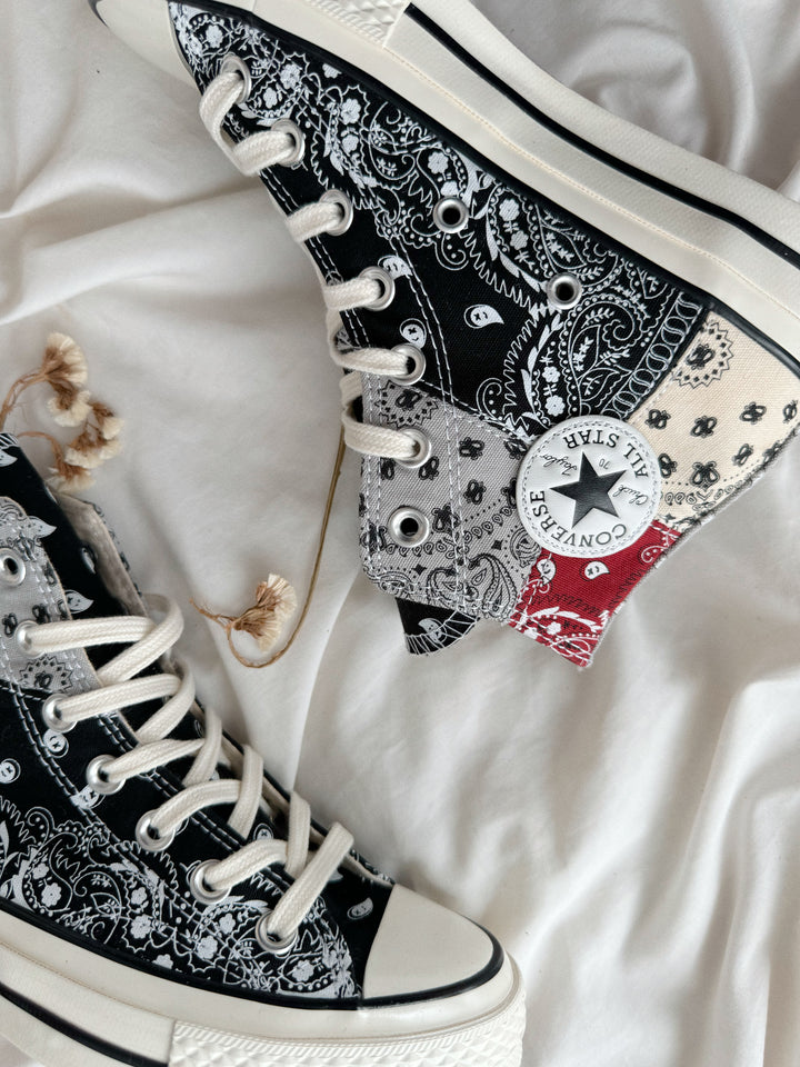 Offspring x Chuck 70 High 'Paisley - Gris 🐻🤍
