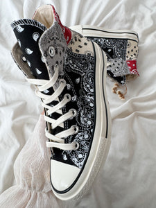 Offspring x Chuck 70 High 'Paisley - Gris 🐻🤍