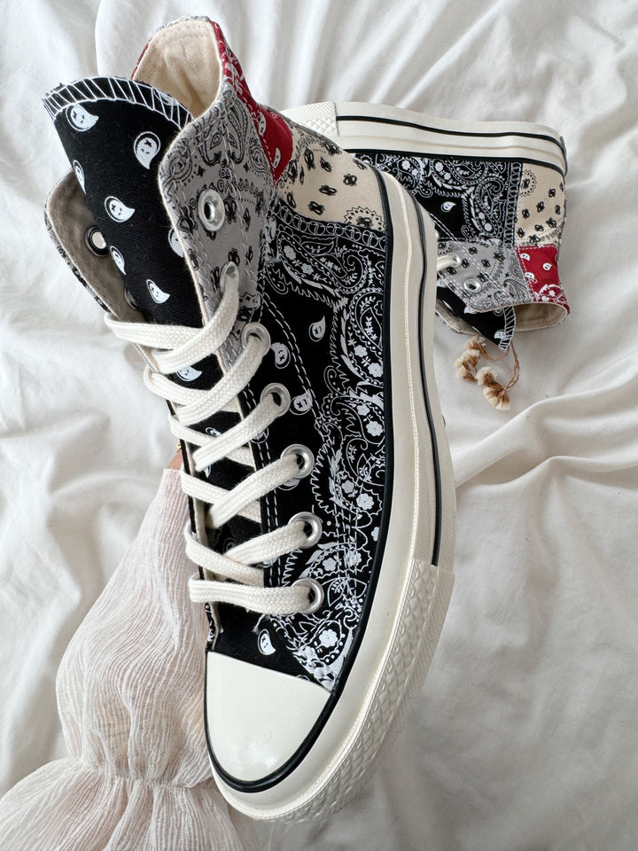 Offspring x Chuck 70 High 'Paisley - Gris 🐻🤍