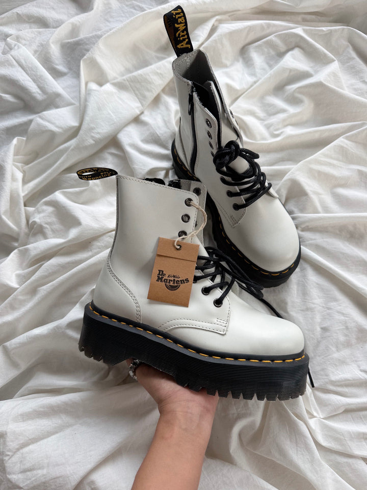NEW Botas Dr. Martens Jadon White Talla 37 Col