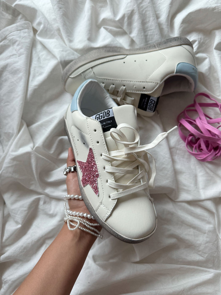 GOLDEN GOOSE PINK BABY BLUE