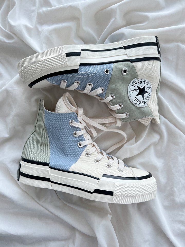 🐘💙Chuck Taylor All Star Lift Platform Colorblock Overlay 🐻