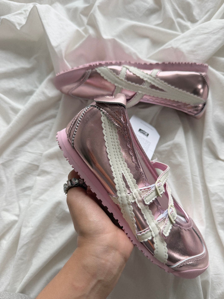 BALLET ONITSUKA TIGER PINK METALIC